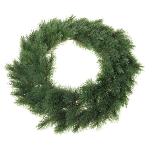 Artificial Evergreen Mountain Wreath - Green - 60cm diameter