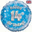 Foil Balloon 18" Age  - Blue