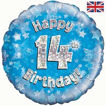 Foil Balloon 18" Age  - Blue