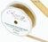 Woven Edge Ribbon 10mm x 20m - Gold
