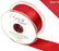 38mm x 20m Double Faced Red Satin Ribbon