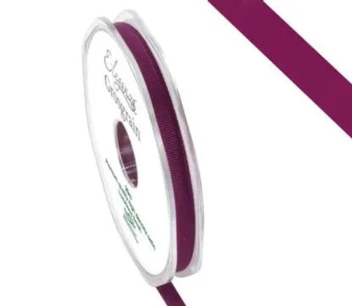 Premium Grosgrain Ribbon 6mm x 20m - Burgundy