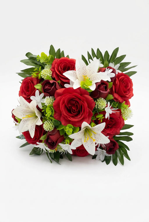Red Rose & Tiger Lily Bush
