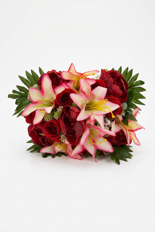 Red Peony & Tiger Lily Bush