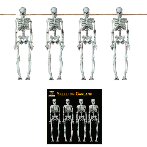 4 Skeletons Garland