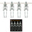 4 Skeletons Garland
