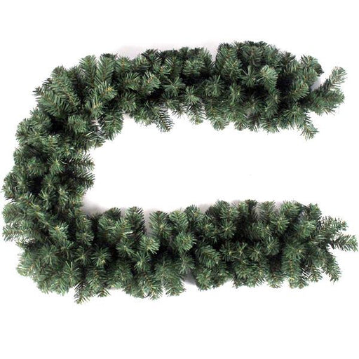 Canadian Green Thick Artificial Pine Christmas Garland x 200cm