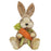 19cm Cute Easter Straw Sitting Bunny with Carrot