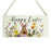 25 x 12cm Wooden Easter Sign