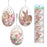 6 x 5.5cm Spring Bunny Hanging Eggs