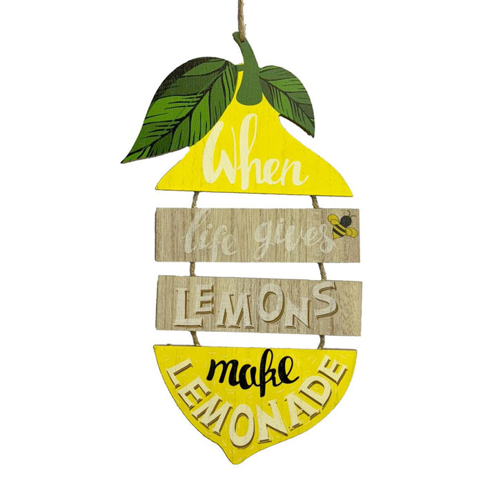 Lemonade Wooden Hanger 30.5 x 18cm