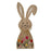 18.5 Wooden Wildflower Bunny