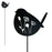 Black Metal Bird Garden Yard Stick - 57 x 11.5cm
