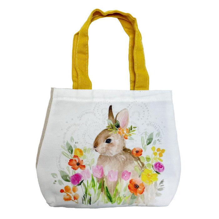 Floral Bunny Bag 17 x 16cm