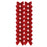 20 Red Wire On Bows 6.5cm