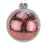 15cm Clear Bauble Red