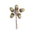 13cm Glittered Acorn Pick