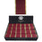 2.7m Velour Ribbon - Red