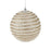 10cm Champagne Sparkle Bauble