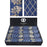 Natural & Decor Navy Wire Edge Ribbon - One roll Selected at random