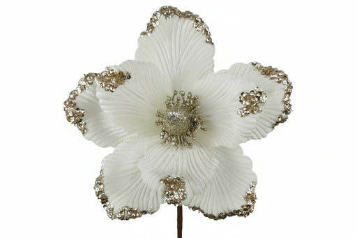 25cm Magnolia Pick  - Cream