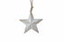 11.5cm Whitewash Wooden Star Hanger