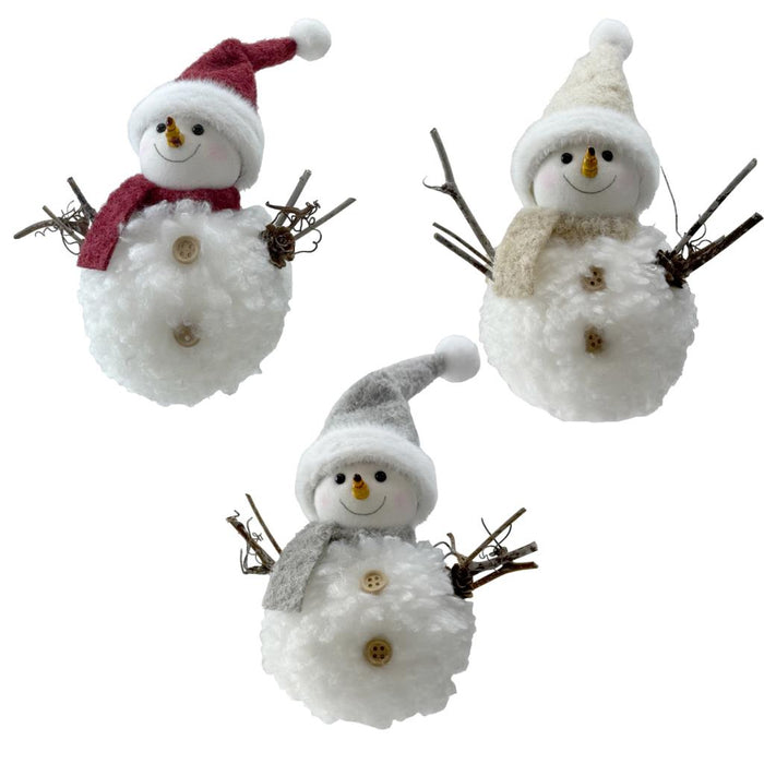 12cm Nordic Snowman - One Picked at Random