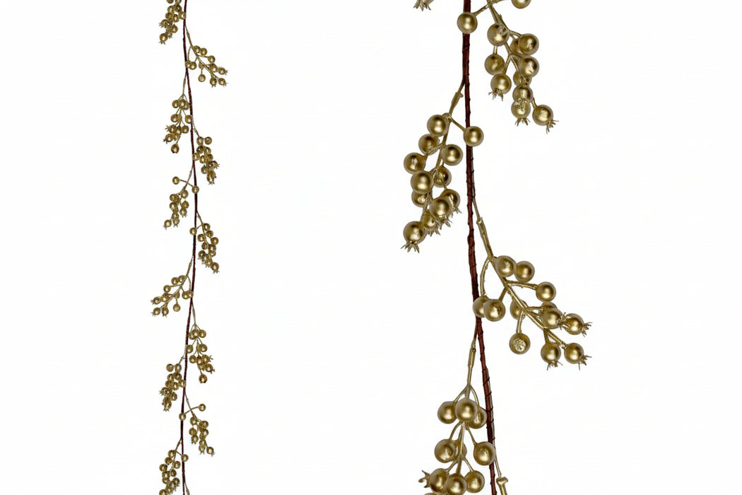 135cm Gold Rose hip Garland