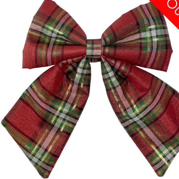 20 x24cm Tartan Bow