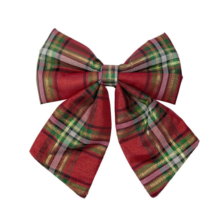 Tartan Bow 24 x 28cm