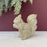 11 x 10cm Light Gold Squirrel Resin