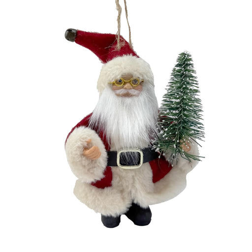 13.5cm Hanging Traditional Santa
