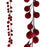 1.7m Luxury Red Velvet Ball Garland