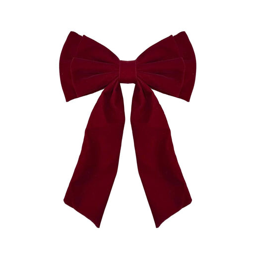 23 x 31cm Luxury Red Velvet Bow