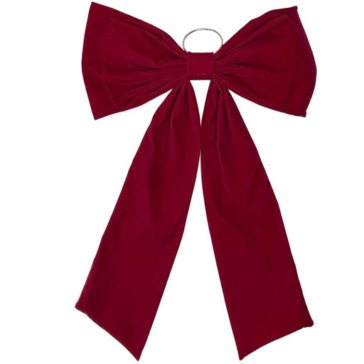40 x 60cm Luxury Red Velvet Bow