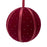 15cm Large Size Velvet Ribbon Bauble  - Red
