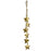 38cm Gold Metal Star Hanger
