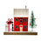 Christmas House Wooden Sign 14x12cm