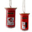 10cm Metal Santa Post Box Hanger