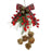 32cm Tartan Bow With Foliage