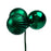 4cm Green Bauble Pick 3pcs