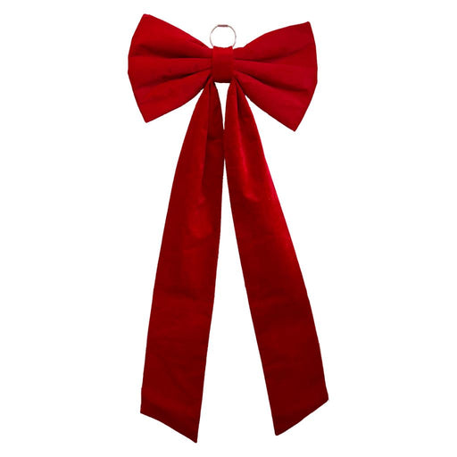 Giant Red Velvet Bow 50 x 120cm