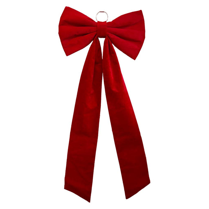 Giant Red Velvet Bow 50 x 120cm