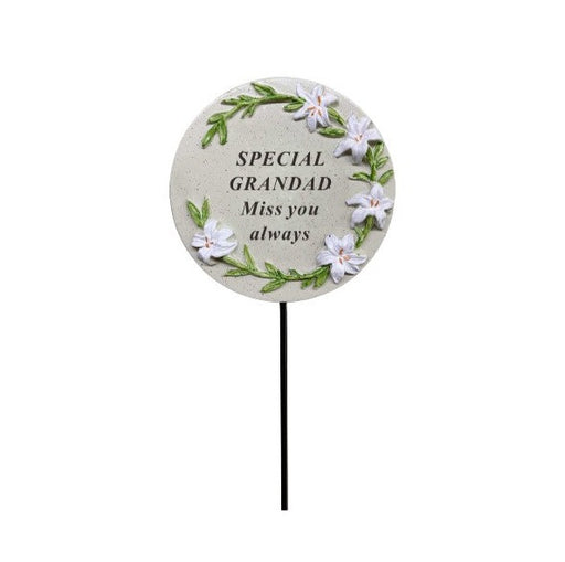 Lily Memorial Stick - Grandad