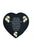 Black Slate Heart with Lily Design x 20cm - Special Grandad