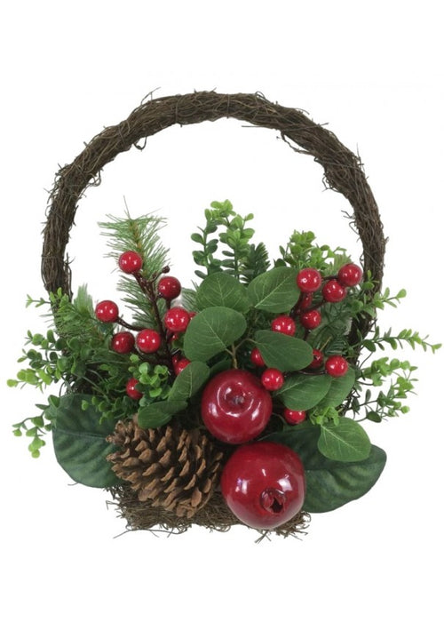 Christmas Flower Hanging Basket