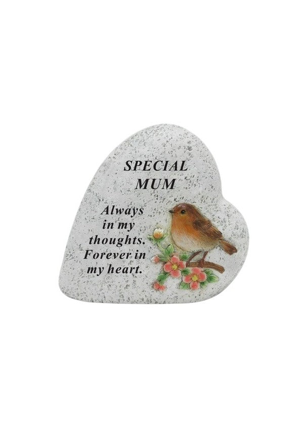 Mum Robin Heart — Artificial Floral Supplies