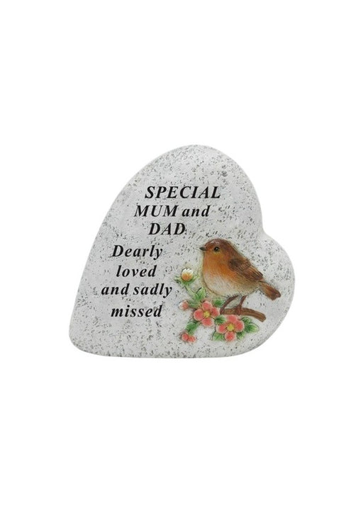 Mum & Dad Robin Heart