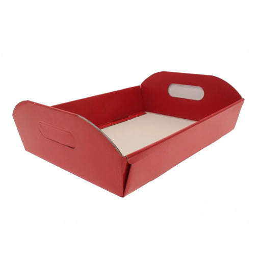 Christmas Hamper Cardboard Box - Red - 38.5cm