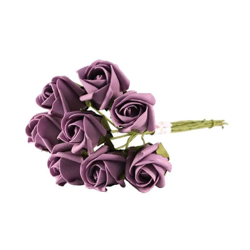 Foam Tea Rose Bud X8 Mauve